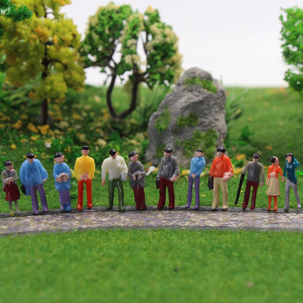 Miniatuur Cijfers Model Schaal 1:50 Stand/Zitten Mensen Diorama Voor N Schaal Geschilderd Scènes Miniatuur Cijfers Model Schaal 1:50 Stand/Zitten Mensen Diorama Voor N Schaal Geschilderd Scènes