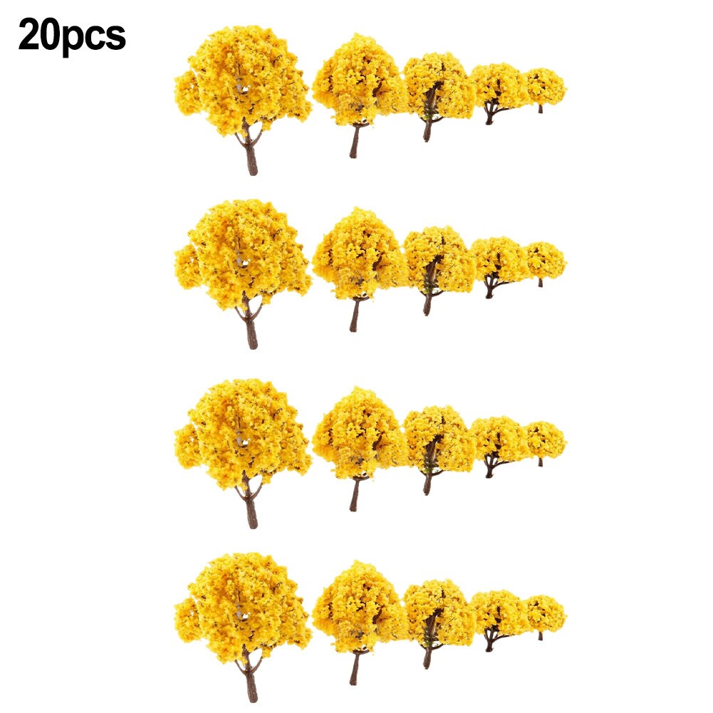 Arbre miniature Arbre de simulation Micro décoration de paysage d'arbre Dollhouse miniatures