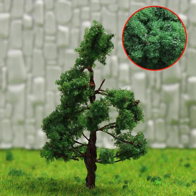 Miniature Wire Tree Models 3cm 1:200 Scale Model Railway & Diorama ...