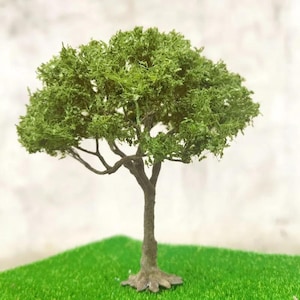 10/15cm Miniature Green Wire Tree Model Train Railway Scenery Dollhouse Fairy Garden Scenery Landscape Terrarium Diorama Craft Supplies