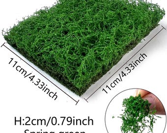 Miniature Shrub Bushes: Tearable Grass Tuft Model, DIY Scenery