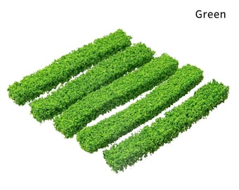 5pcs Miniature Shrub Strips - DIY Diorama Model Grass