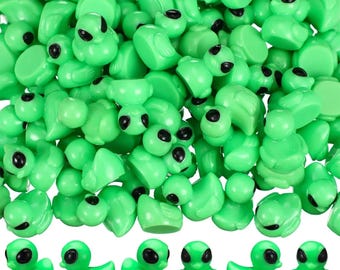 50 sztuk miniaturowych figurek z żywicy Alien Duck do samodzielnego wykonania, miniaturowego ogrodu, akcesoriów do ogrodu wróżek