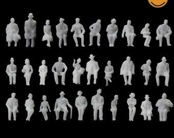 Divers - Figurines Pêcheurs - Woodland Scenics - 1/43 - Autos Miniatures