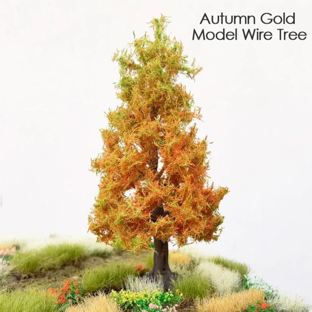 Miniature Autumn Wire Tree Model: DIY Dioramas, Railway Layouts - Etsy