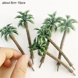 ジオラマ 1/64 【Palm Tree】 1/64 Diorama Palm Trees Artificial Coconut Plants Indoor