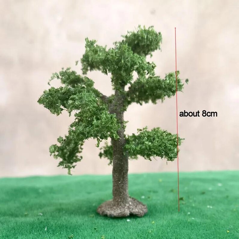 8cm Miniature Spruce Pine Wire Tree Model Train Railway Layout ...
