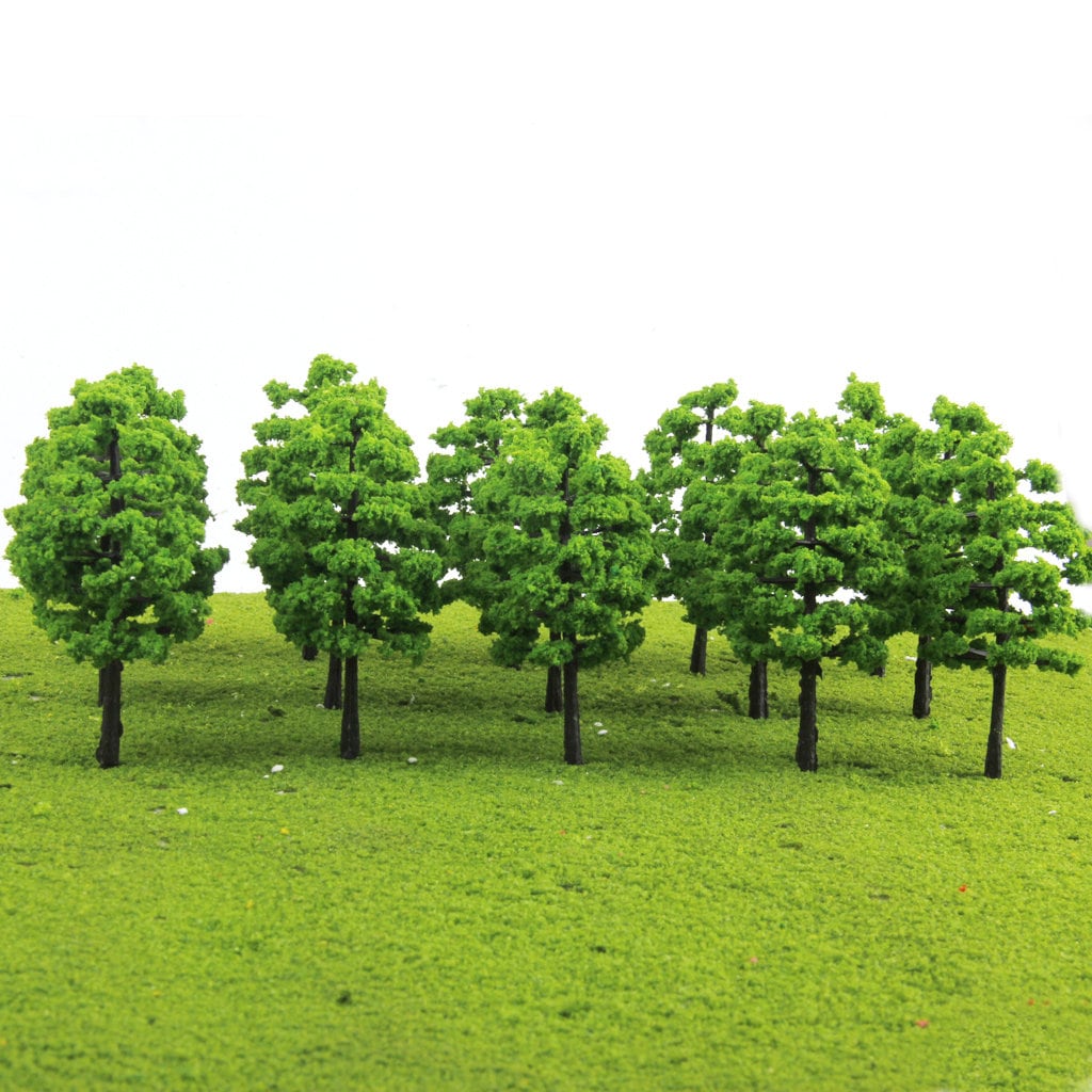 70pcs Miniature Tree Models Set HO/TT/Z Scale Forest Scenery for Model ...