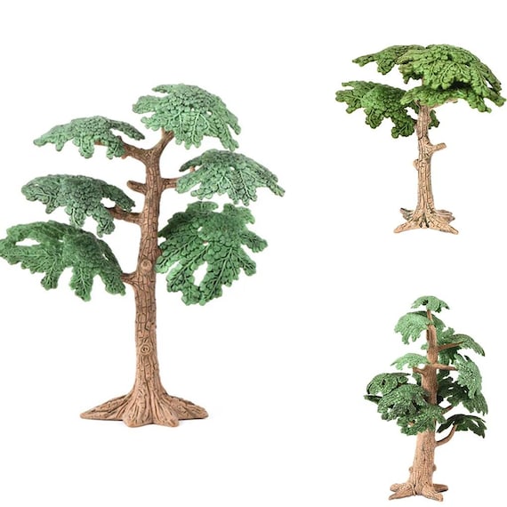 ミニチュアプラスチック樹木模型 10～24cm ジオラマ風景鉄道風景工作