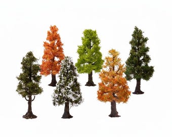 Miniature Model Pine Trees 12/15cm for Diorama & Railway Scenery