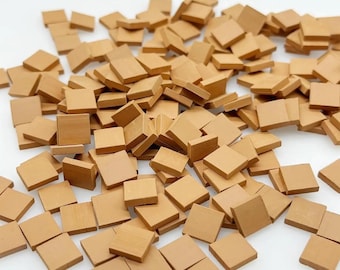 50pcs Mini Clay Bricks, Miniature Building 1:35 Scale for Dioramas, Model Railway, Dollhouse