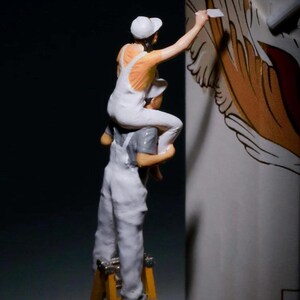 Miniature Painter Figures 1:87 Scale Resin Model Train Diorama People, Landscape Layouts image 6