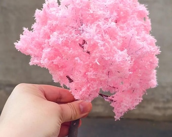 Miniature Cherry Blossom Wire Tree Diorama Model