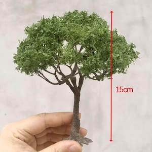 Miniature Green Wire Tree Model 10/15cm, DIY Craft Scenery - Etsy