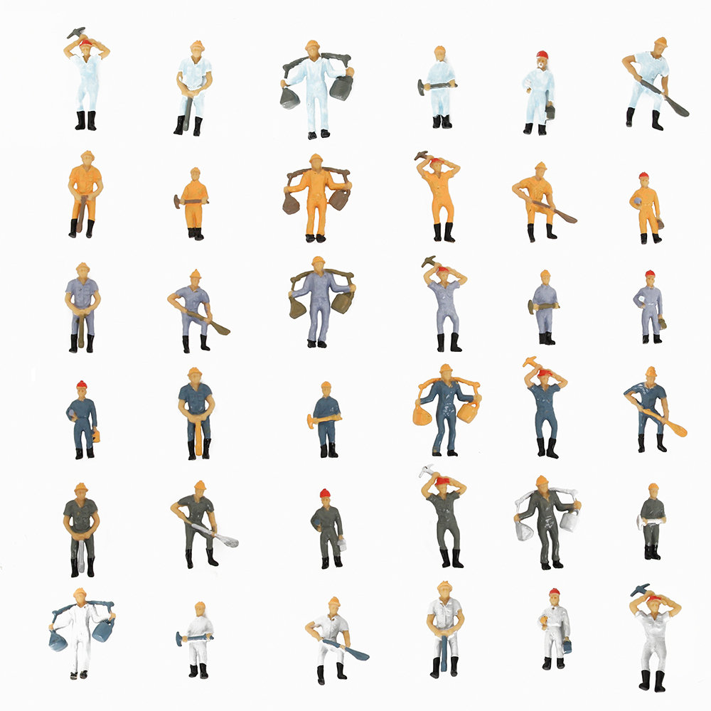 O Scale Figures – Portland Locomotive Works - Foto 10