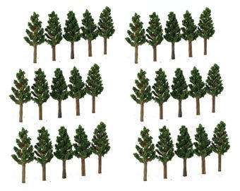 100pcs Miniature Model Trees 35mm for N Scale Railway Diorama Landscape Architecture Craft Supplies