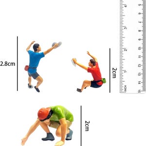 3pcs Miniature Rock Climber Figurines, Tiny People Figures, Diorama Accessories, Scale Model Figures