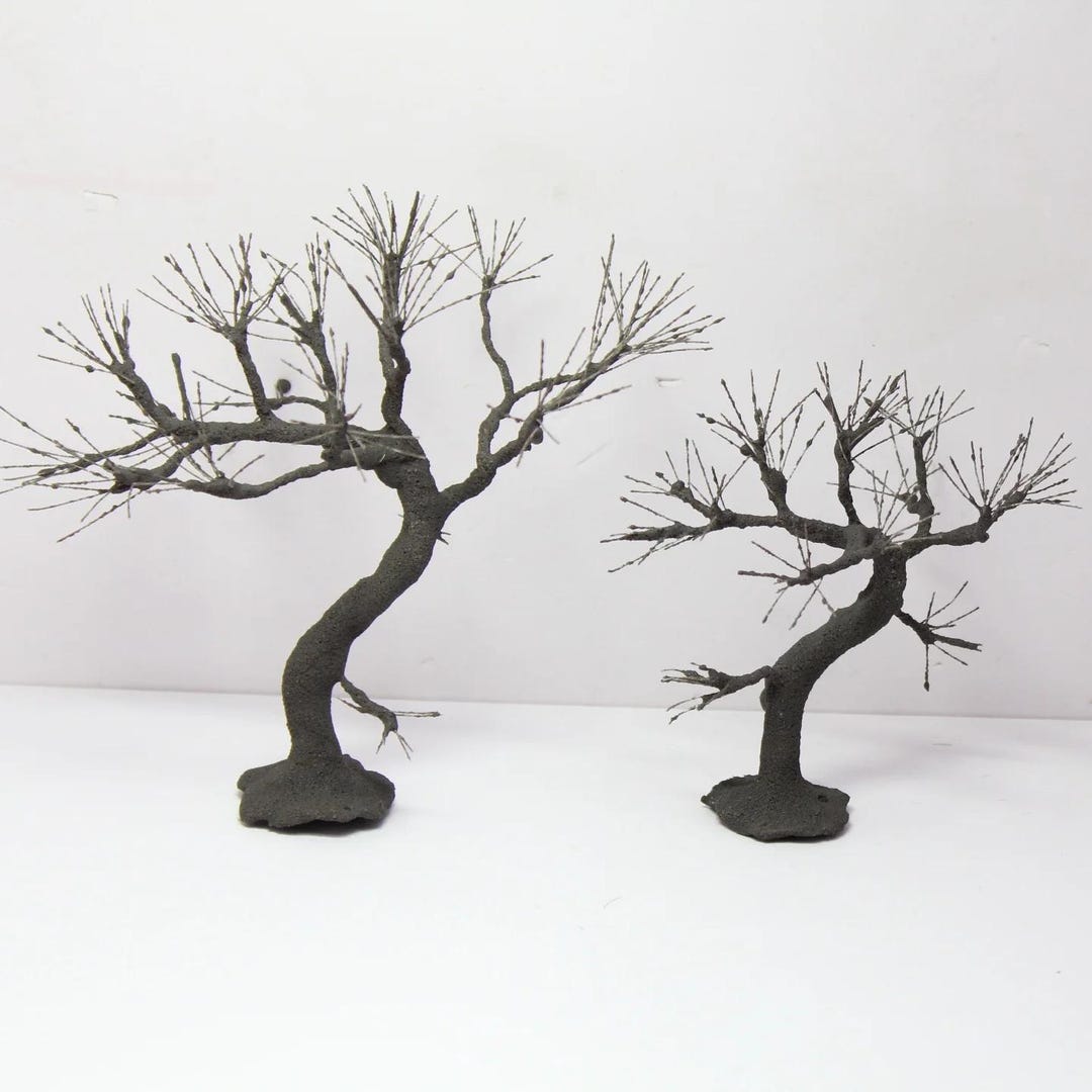Miniature Bent Wire Tree Model 10/15/20cm for Diorama Scenery Supplies ...