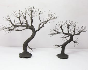 Miniature Bent Wire Tree Model 10/15/20cm for Diorama Scenery Supplies