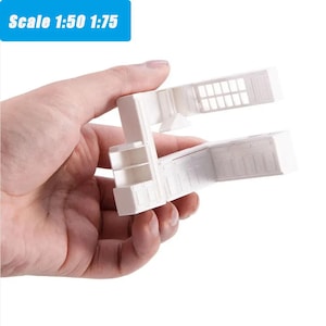Miniature Cupboard Cabinet Furniture Set Blank Unpainted Models 1:50/75 Scale DIY Building Layout Dollhouse Decor Diorama Craft Supplies