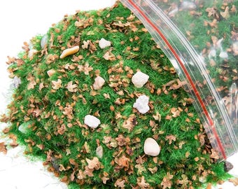 Diorama Static Grass Cluster: Miniature Landscape Scenery (30g)