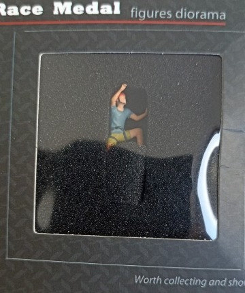 Miniature Rock Climber Sport climbing People Figure 1:87 Models Building Landscape Scene Accessories Diorama Supplies image 8