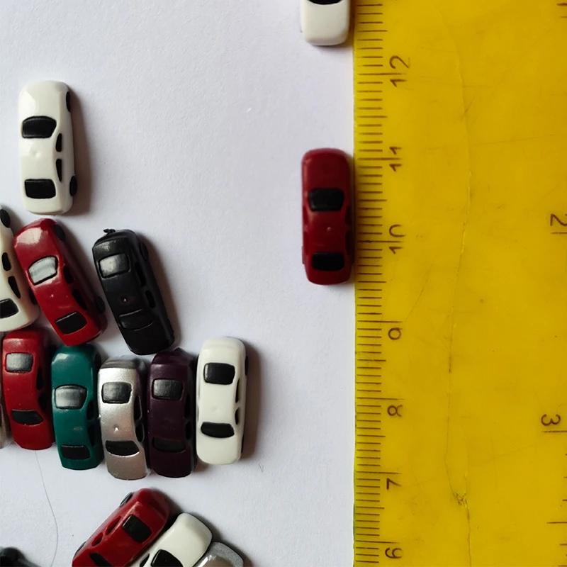 30pcs Miniature Cars 1:250 Scale Model Vehicles for Railway Diorama ...