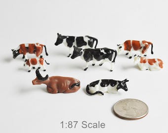 シュライヒなど　牛フィギュア　まとめ売り 牧場に住む動物たちのリアルなフィギュア！シュライヒ「FARM WORLD