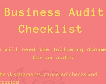 Business Audit List