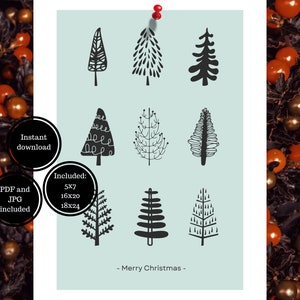 Sofortiger Download Weihnachtskarte | digitaler download Weihnachtskarte | sofortiger Download süße Weihnachtskarte