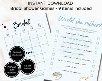 Sofortiger Download Brautparty Spiele | Alice im Wunderland Brautparty Spiele