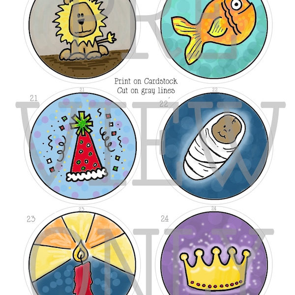 Advent Ornaments - Etsy