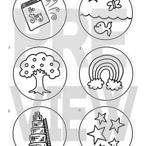 JSB B&W Advent Printable Ornaments - 10 copies or less