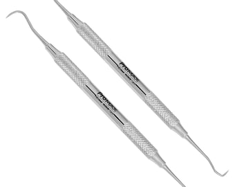 Dental Tartar Scraper Tool Set: Stainless Steel Plaque Remover for Pets & Humans