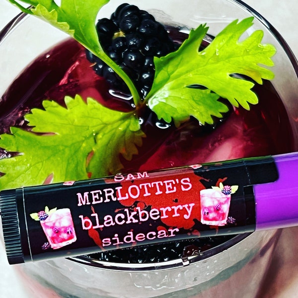 Sam Merlotte’s BLACKBERRY SIDECAR Lip Balm (.15oz). True Blood.