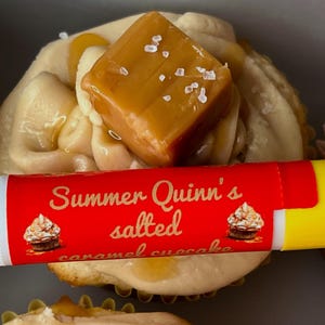Salted Caramel Cupcake Lip Balm (.15oz)