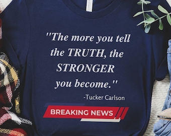 Tucker Carlson Shirt I Stand With Tucker Carlson Tshirt Tucker For President 2024 Tee I Left With Tucker Shirts