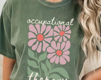 Ergotherapie Shirt für Ergotherapeut Geschenk für OT Shirt für OT Tshirt Ergotherapie Shirts Kinder OTA Shirts