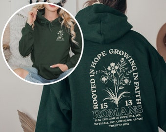 Christian Hoodie Sweatshirt Wildflower Hoodie Christian Merch Christian Streetwear Christian Clothes Christian Apparel Spiritual Hoodie