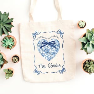 Sac fourre-tout personnalisé pour enseignant Sacs personnalisés pour enseignant