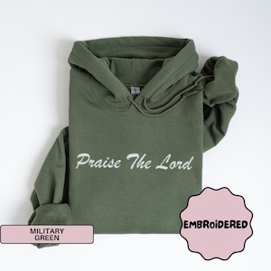 Embroidered Christian Hoodie Sweatshirt Christian Embroidered Hoodie Christian Crewneck Sweatshirt Christian Hoodies Faith Based Clothing