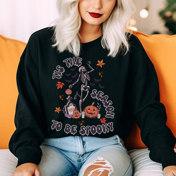 Tis The Season Halloween Sweatshirt, Spooky Season Shirt