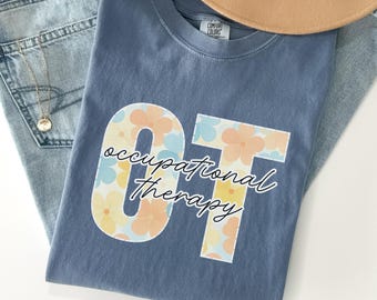 Ergotherapie Shirt für Ergotherapeut Geschenk für OT Shirt für OT Tshirt Ergotherapie Shirts Kinder OTA Shirts