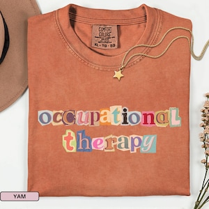 Koszulka do terapii zajęciowej dla terapeuty zajęciowego, prezent dla terapeuty zajęciowego, koszulka do OT, koszulki do terapii zajęciowej, koszulki pediatryczne OTA Yam