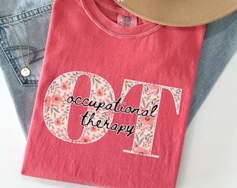 Ergotherapie Shirt für Ergotherapeut Geschenk für OT Shirt für OT Tshirt Ergotherapie Shirts Kinder OTA Shirts