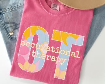 Ergotherapie Shirt für Ergotherapeut Geschenk für OT Shirt für OT Tshirt Ergotherapie Shirts Kinder OTA Shirts