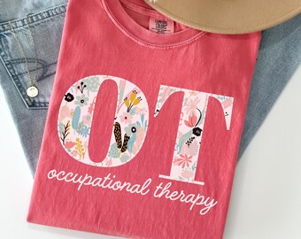 Ergotherapie Shirt für Ergotherapeut Geschenk für OT Shirt für OT Tshirt Ergotherapie Shirts Kinder OTA Shirts