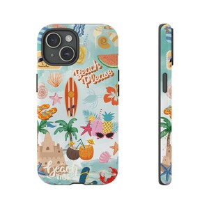 Ocean Inspired Style Collage Phone Case Beach Phone Case Coconut Girl Summer Phone Case Cute Trendy Beach Phone Cases Aesthetic Phone Case