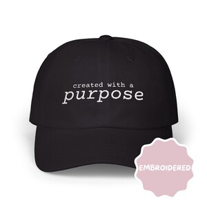 Embroidered Christian Hat For Women Christian Hats For Women Christian Message Christian Gifts For Women Christian Merch Catholic Gifts