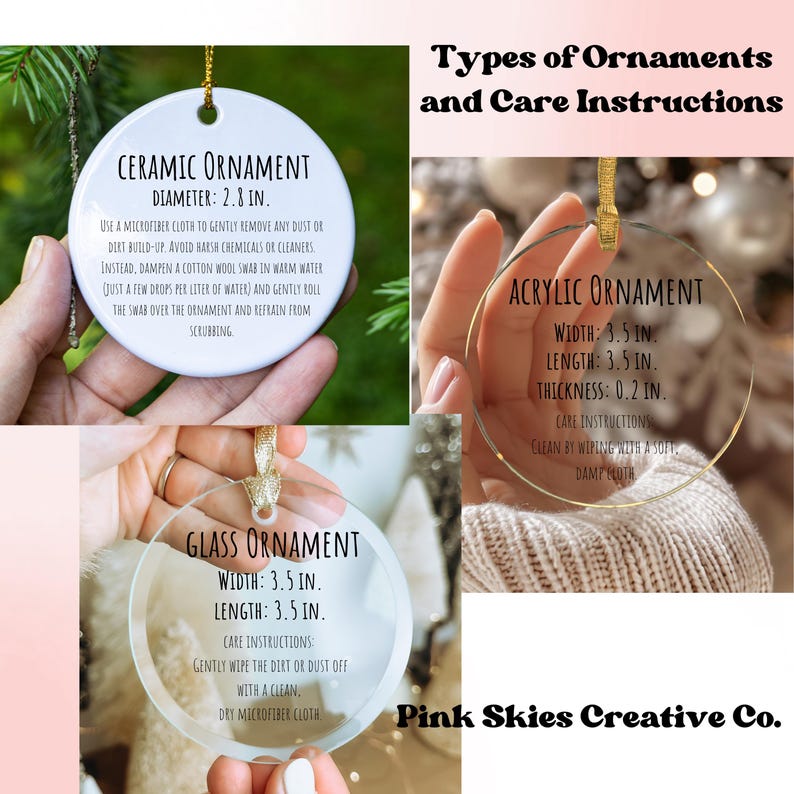 Personalized Baby Baptism Gift Custom Baby Baptism Ornament Baby